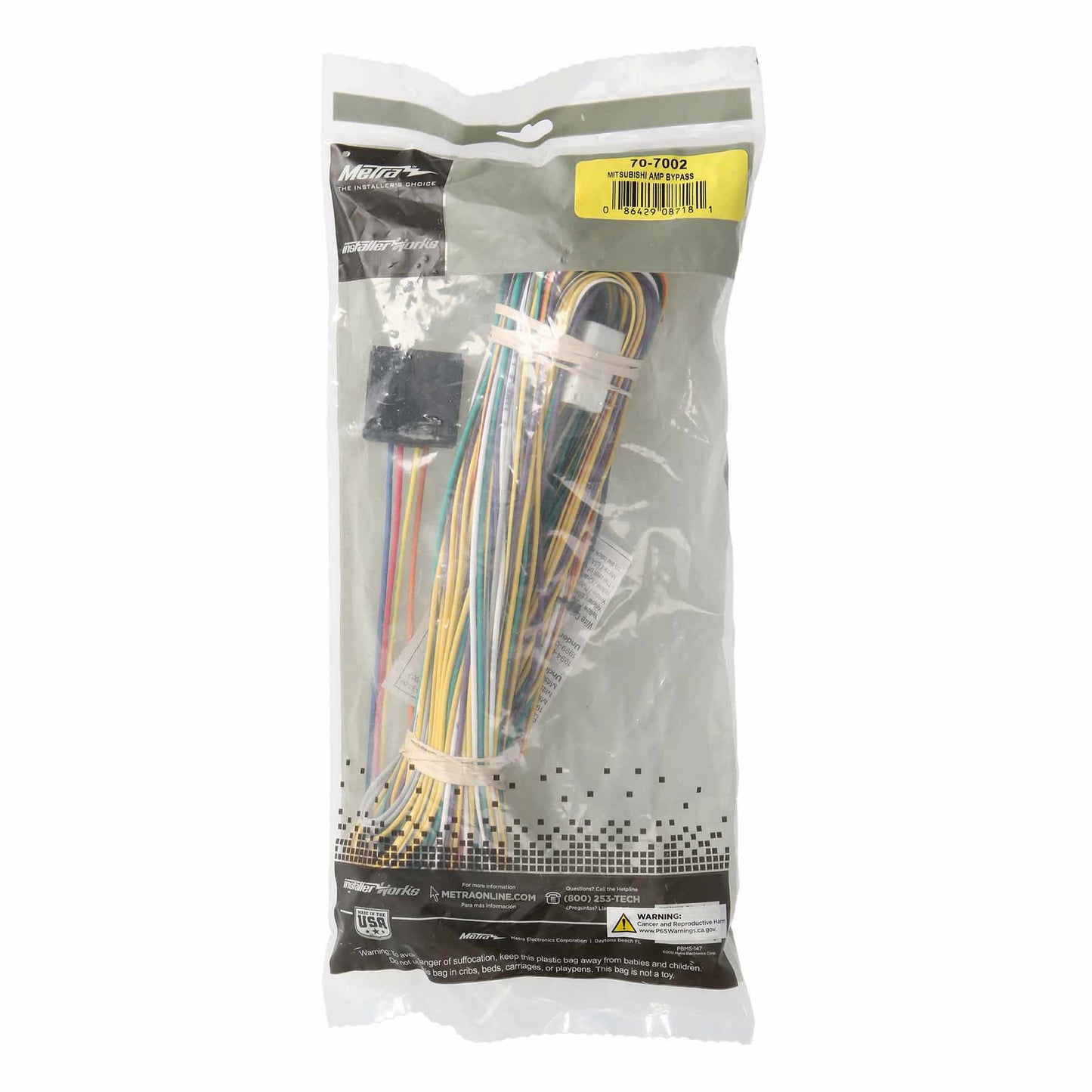 Metra 70-7002 Amp Bypass Harness for Select Mitsubishi Vehicles