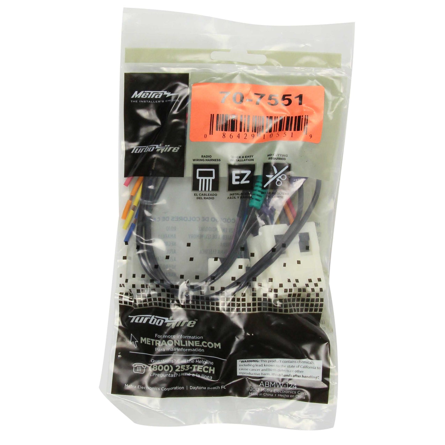 Metra 70-7551 Amp Integration Harness for Nissan & INFINITI Vehicles