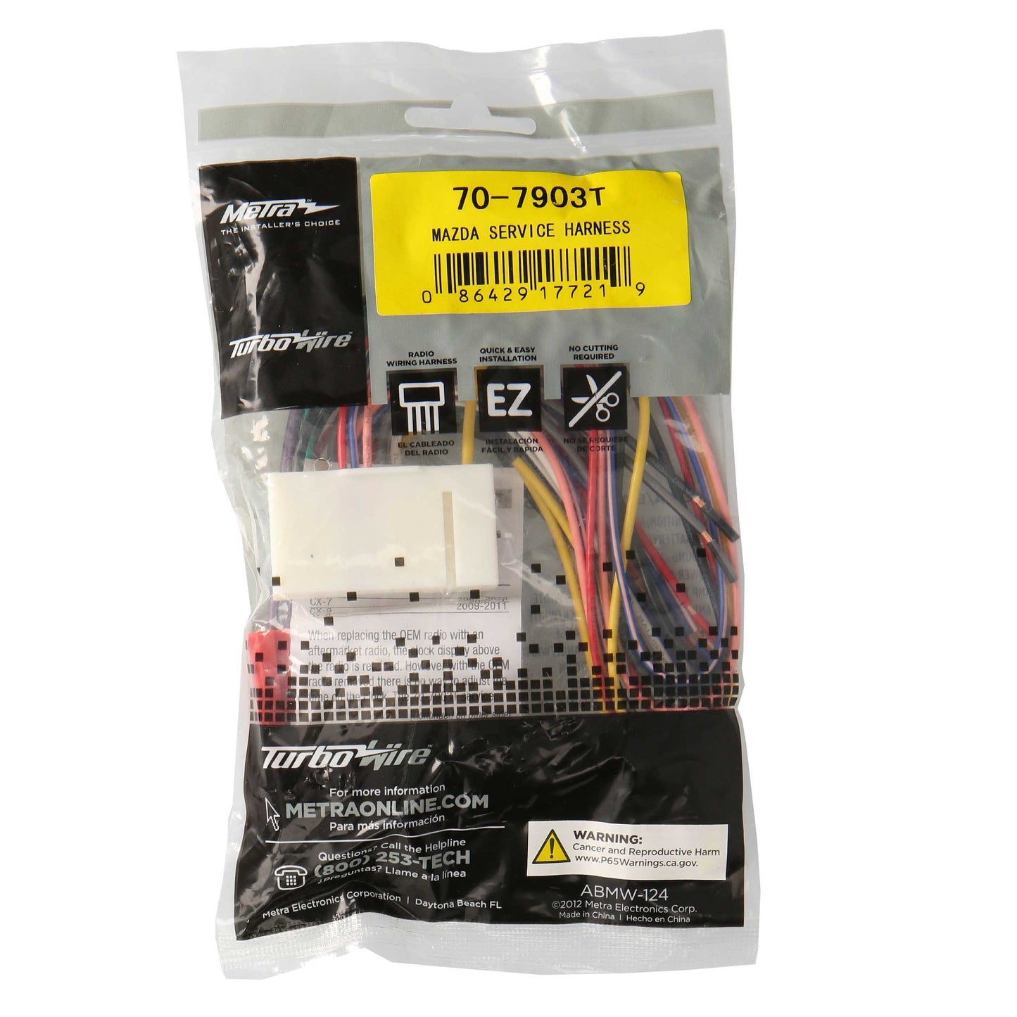 Metra 70-7903T Service Harness for Mazda CX-7 CX-9 RX-8