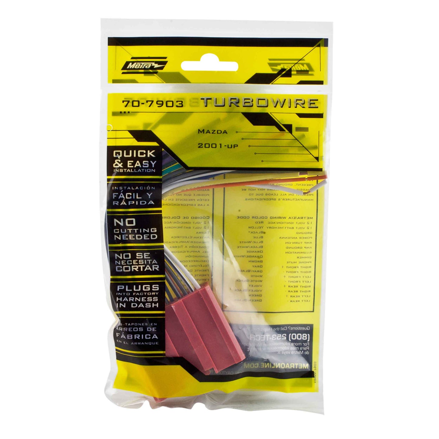 70-7903 METRA Radio Replacement Wiring Harness Mazda 2001-2018