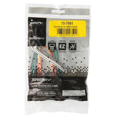 Metra 70-7991 Radio Wiring Harness for Select Suzuki Asuna Vehicles