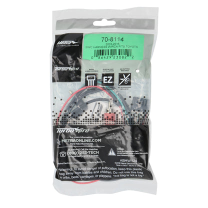 Metra 70-8114 SWC Add-On Harness for Select Toyota Lexus Scion Vehicles
