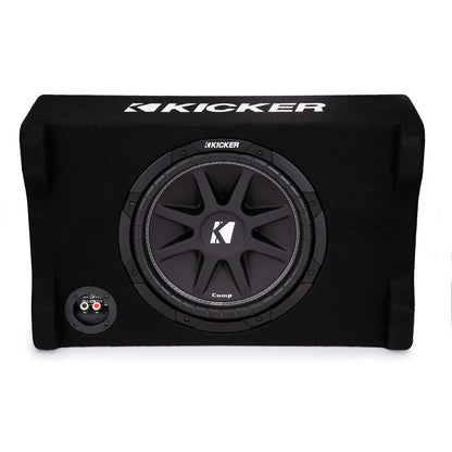 Kicker 48CDF124 Comp 12" Subwoofer in Down Firing Enclosure, 4-Ohm