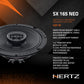 Hertz SPL Show Series SX 165 NEO 6.5" Two-Way SPL Coaxial Speakers (Pair)