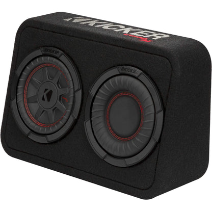 Kicker 48TCWRT672 CompRT 6.75" Subwoofer in Thin Profile Enclosure, 2 Ohm