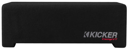 Kicker 52CVTDF122 CompVT 12" Down Firing Loaded Enclosure, 400 Watts RMS, 2-Ohms