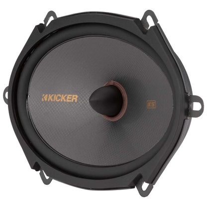 Kicker 51KSS6804 Component Speaker System, 2-Way Design, Two - 6" x 8" Woofers