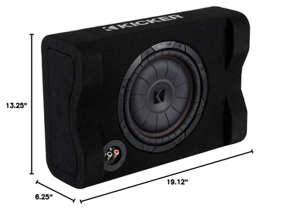 Kicker 48CVTDF102 CVTDF 10" Subwoofer in Down Firing Enclosure, 2 Ohm