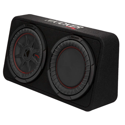 Kicker 48TCWRT102 CompRT 10" Subwoofer in Thin Profile Enclosure, 2 Ohm