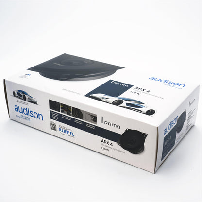 Audison APX 4 Prima Series 4" (100mm) 2-Way Coaxial Speakers (Pair)