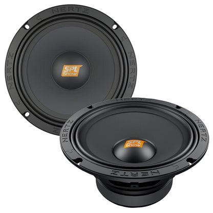 Hertz SV 200.1 SPL Show 8" Midrange Speakers (Pair) – 200W RMS, 4Ω, Competition SPL