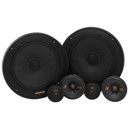 Kicker 51KSS365 Component Speaker System, 3-Way Design, 6.5" Woofers (Pair)