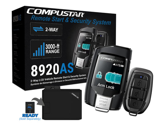 Compustar All-in-One CS8920-AS 2-Way Interactive LCD Remote Starter Kit & Alarm