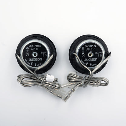 Audison AP 1P 1" Component Tweeters with Crossovers (Pair)