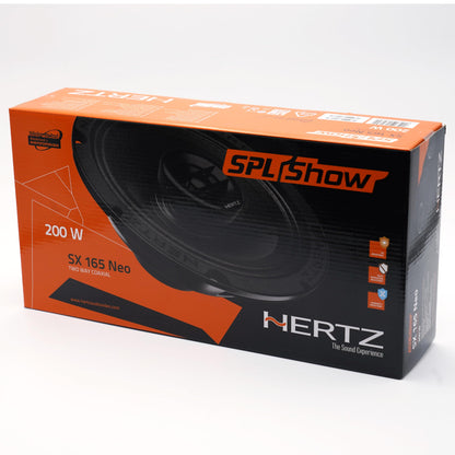 Hertz SPL Show Series SX 165 NEO 6.5" Two-Way SPL Coaxial Speakers (Pair)
