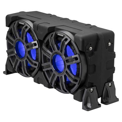Kicker 51MWLE104 - MWE 10-Inch Loaded Premium Marine Sub Encl w/Passive Radiator