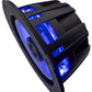 Kicker 51KM614FL 6.5-Inch (165mm) Thin-Mount Marine Coaxial Speakers with RGB LEDs