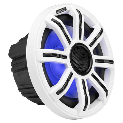 Kicker 51MSC84 - MSC 8-Inch Premium Marine 4-Ohm LED Coaxial System, Pair