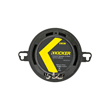 Kicker 46CSC354 CS-Series CSC35 3.5-Inch (89mm) Coaxial Speakers (Pair)