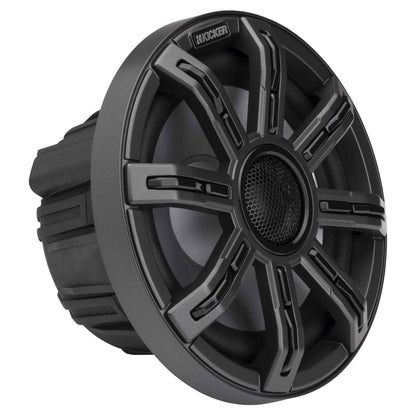 Kicker 51MSC84 - MSC 8-Inch Premium Marine 4-Ohm LED Coaxial System, Pair