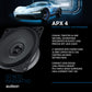 Audison APX 4 Prima Series 4" (100mm) 2-Way Coaxial Speakers (Pair)
