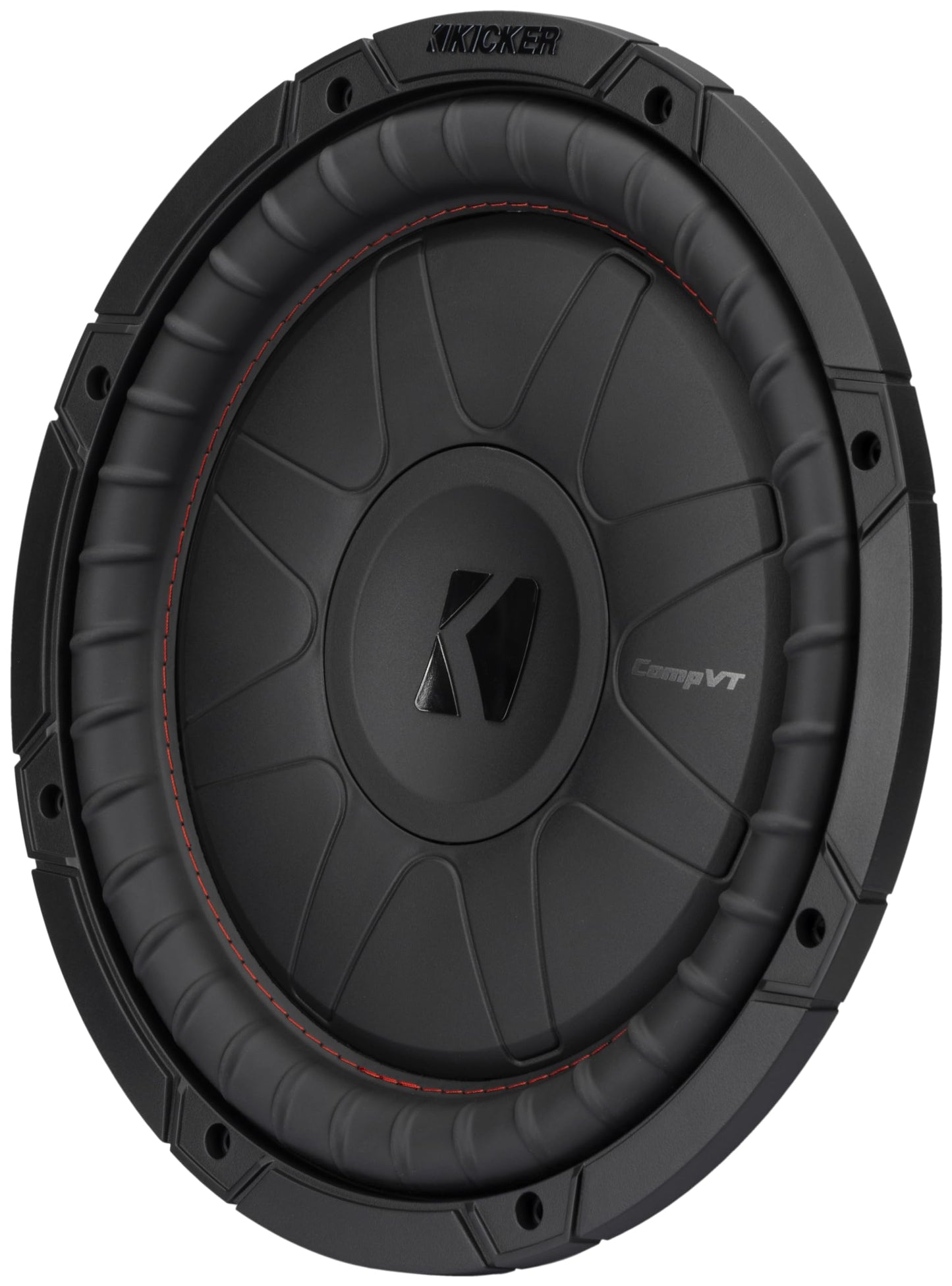 Kicker 52CVT124 CompVT 12-Inch (30cm) Subwoofer, 4-Ohm Single Voice Coil, 400W