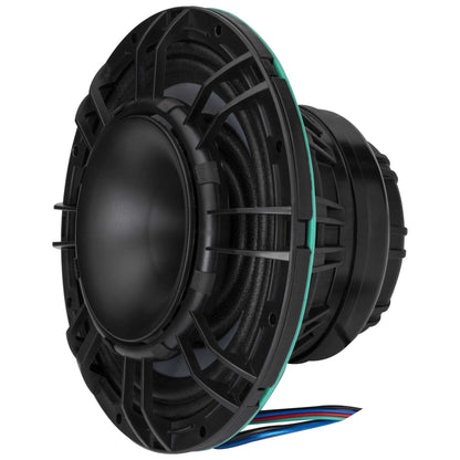 Kicker 48KMXL8 8" 4-Ohm RGB LED KMXL Horn-Loaded Marine Coaxial Speakers, Pair