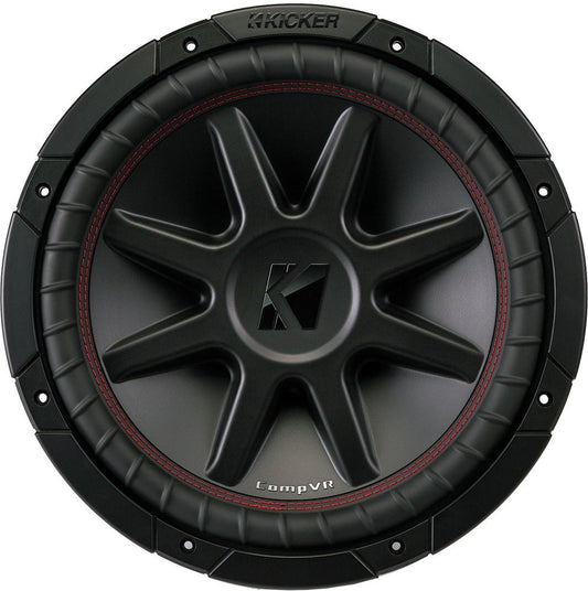 Kicker CompVR 12-Inch (30cm) Subwoofer, DVC, 4-Ohm, 400W