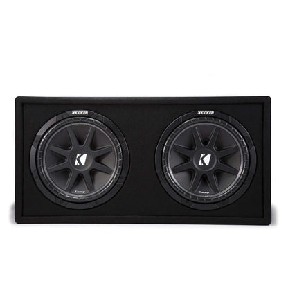 Kicker 43DC122 Dual Comp 12-inch Vented Subwoofer Enclosure 2-Ohm