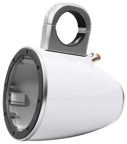 Kicker KMTES8 Tower Enclosures for 8-Inch Drivers, Pair, White, Unloaded