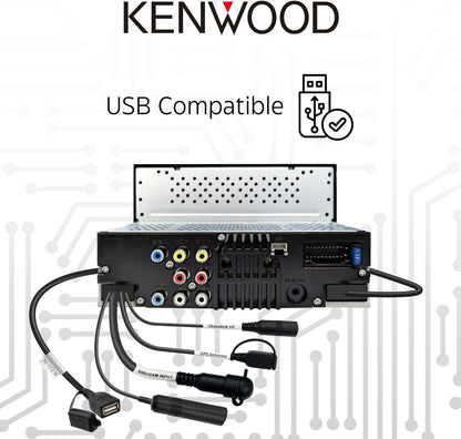 Kenwood DMX5710S 6.8"AM FM Bluetooth Car Stereo- Wireless Apple CarPlay, Android Auto, CMOS-230LP Camera
