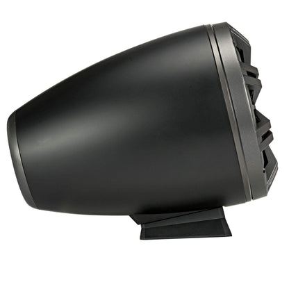 Kicker KMFC8 8" Flat Mount Loaded Marine Wake Towers, Black