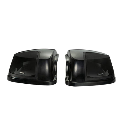 Kicker 46HDBL Bag Lids, Pair, Compatible with 2014-Up Harley Davidson