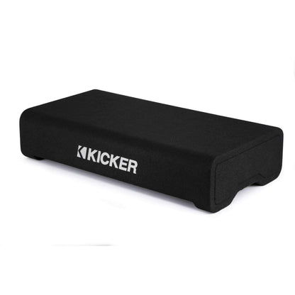 Kicker 48TRTP122 12" Thin Down-Firing Subwoofer w/Passive Radiator Enclosure