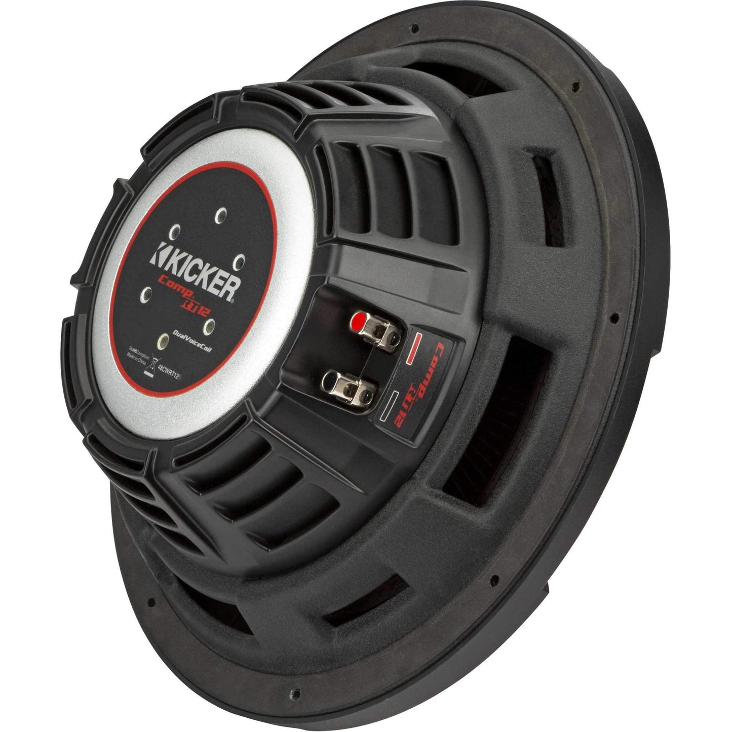 Kicker 48CWRT122 CompRT 12" Subwoofer, DVC, 2-ohm