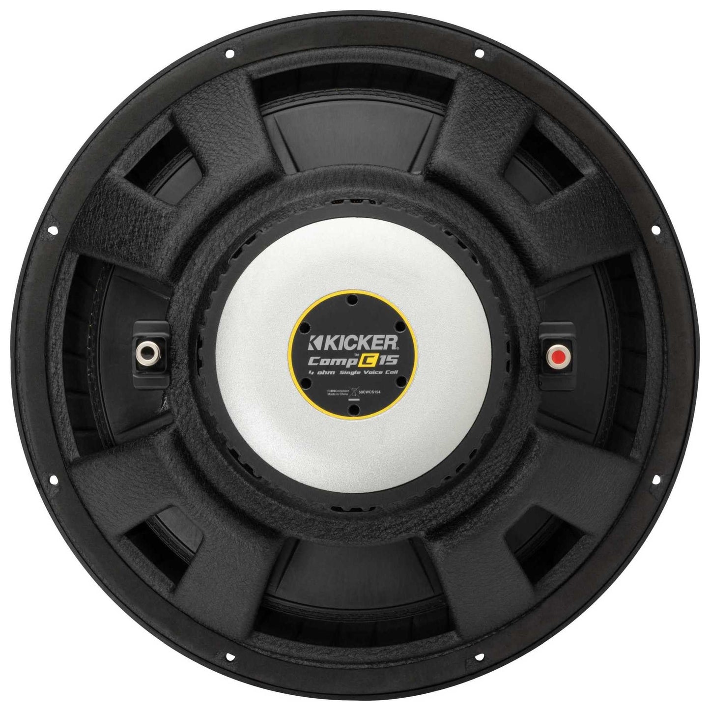 Kicker 50CWCS154 CompC 15" Subwoofer, Single 4-Ohm