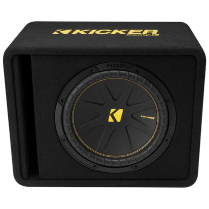 Kicker 50VCWC122 CompC 12-inch Subwoofer in Vented Enclosure, 2-Ohm