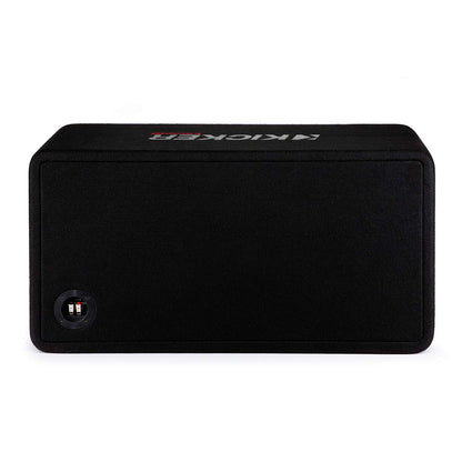 Kicker CompR 48DCWR122 Dual 12" Loaded Enclosure, 1000W RMS, 2Ω