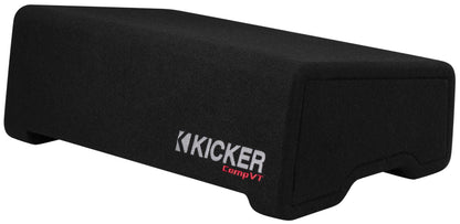 Kicker 52CVTDF102 CompVT 10" Down Firing Loaded Enclosure, 350 Watts RMS, 2-Ohms