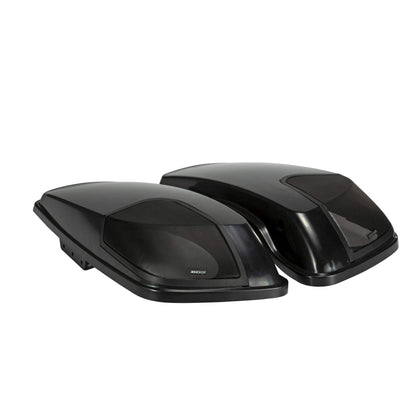 Kicker 46HDBL Bag Lids, Pair, Compatible with 2014-Up Harley Davidson