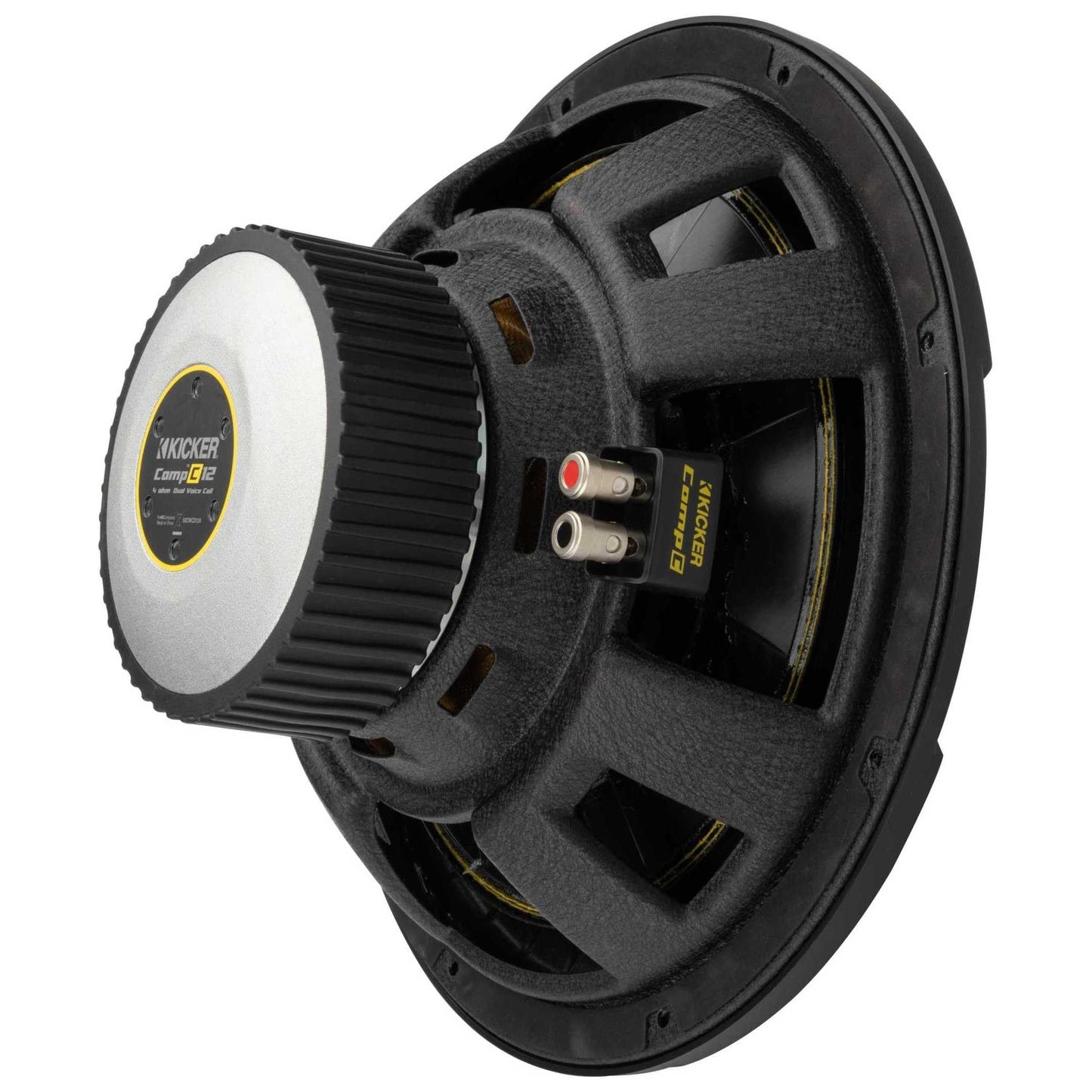 Kicker 50CWCD124 CompC 12" Subwoofer, Dual 4-Ohm