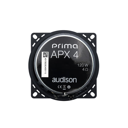 Audison APX 4 Prima Series 4" (100mm) 2-Way Coaxial Speakers (Pair)