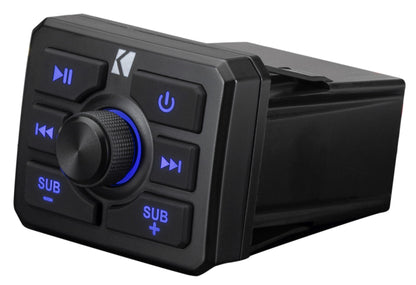 Kicker 51KBTR Powersport Bluetooth Receiver w/USB, Aux-in, with Left, Right