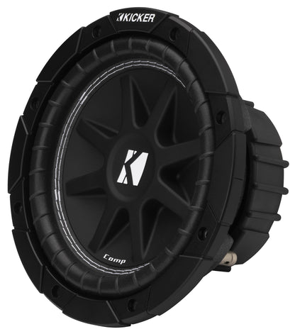 Kicker Comp 43C84 8" Subwoofer, single voice coil, 4Ω, 200W RMS