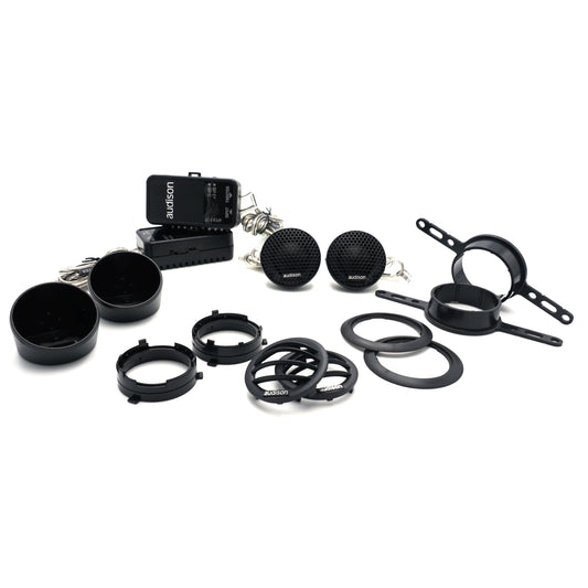 Audison AP 1P 1" Component Tweeters with Crossovers (Pair)
