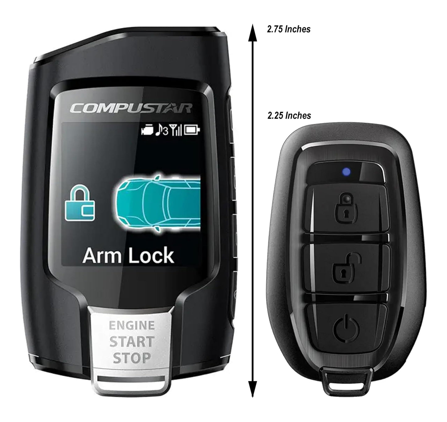 Compustar All-in-One CS8920-AS 2-Way Interactive LCD Remote Starter Kit & Alarm