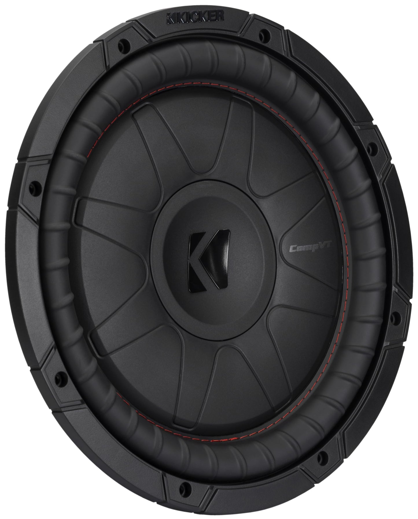 Kicker 52CVT124 CompVT 12-Inch (30cm) Subwoofer, 4-Ohm Single Voice Coil, 400W