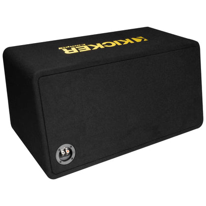 Kicker CompC 50DCWC122 12" Dual Loaded Subwoofer Enclosure, 600W RMS, 2Ω