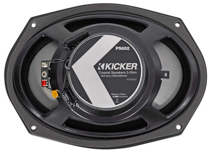 Kicker 40PS692 6x9" 180w Polaris/ATV/UTV/RZR Marine Motorcycle Speakers