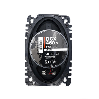 Hertz Dieci Series DCX 460.3 4" x6" Two-Way Coaxial Speakers - Pair
